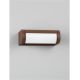 Aplice - Aplica de perete exterior LED 3000K IP65 Rox corten