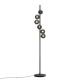 Lampadar modern cu 6 de surse de lumina Dallas negru