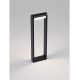 Stalpi - Stalp exterior LED 2700K IP65 Rox negru, H-60cm
