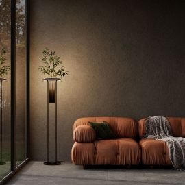 Lampadare - Lampadar modern cu vaza decorativa din sticla Ikebana