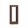 Stalp exterior LED 3000K IP65 DOLIX corten, H-30cm