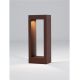 Stalpi - Stalp exterior LED 3000K IP65 DOLIX corten, H-30cm