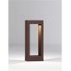 Stalpi - Stalp exterior LED 3000K IP65 DOLIX corten, H-30cm