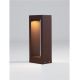 Stalpi - Stalp exterior LED 3000K IP65 DOLIX corten, H-30cm