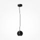 Pendule, Lustre suspendate - Lustra, Pendul minimalist sfera marmura neagra Texture