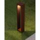 Stalp exterior LED 3000K IP65 DOLIX corten, H-60cm