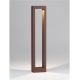 Stalpi - Stalp exterior LED 3000K IP65 DOLIX corten, H-60cm