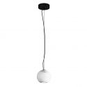 Lustra, Pendul minimalist sfera piatra alba Texture