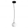 Lustra, Pendul minimalist sfera piatra alba Texture