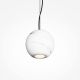 Pendule, Lustre suspendate - Lustra, Pendul minimalist sfera piatra alba Texture