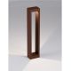 Stalpi - Stalp exterior LED 2700K IP65 DOLIX corten, H-60cm