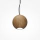 Pendule, Lustre suspendate - Lustra, Pendul minimalist sfera lemn natur Texture