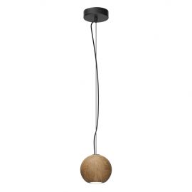 Pendule, Lustre suspendate - Lustra, Pendul minimalist sfera lemn natur Texture