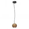 Lustra, Pendul minimalist sfera lemn natur Texture