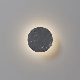 Aplice, corpuri de iluminat pentru pereti - Aplica de perete minimalista marmura neagra Texture