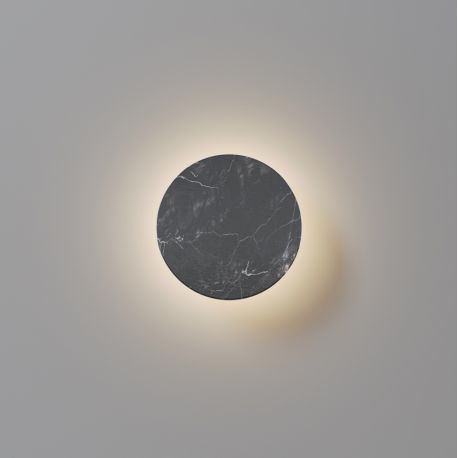 Aplice, corpuri de iluminat pentru pereti - Aplica de perete minimalista marmura neagra Texture