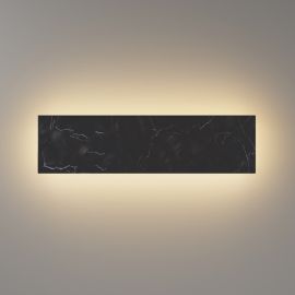 Aplice, corpuri de iluminat pentru pereti - Aplica de perete minimalista marmura neagra Texture