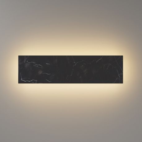 Aplice, corpuri de iluminat pentru pereti - Aplica de perete minimalista marmura neagra Texture