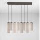 Pendule, Lustre suspendate - Lustra cu 8 pendule LED BRIELLE