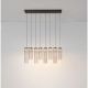 Pendule, Lustre suspendate - Lustra cu 8 pendule LED BRIELLE