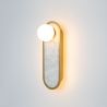 Aplica LED mozaic din sidef natural Capiz Perlamour 