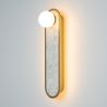 Aplica LED mozaic din sidef natural Capiz Perlamour 