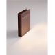 Stalpi - Mini Stalp de exterior LED 2700K, IP67 RECTO H-23cm corten