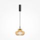 Pendule, Lustre suspendate - Lustra LED design japonez din lemn Namiki