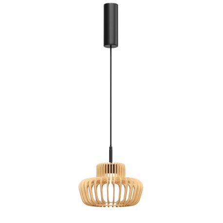 Pendule, Lustre suspendate - Lustra LED design japonez din lemn Namiki