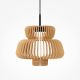 Pendule, Lustre suspendate - Lustra LED design japonez din lemn Namiki