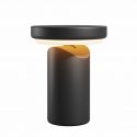 Veioza LED portabila/reincarcabila Topo negru