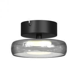 Lustre aplicate - Lustra aplicata tavan Float sticla fumurie