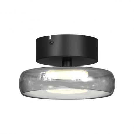 Lustre aplicate - Lustra aplicata tavan Float sticla fumurie