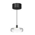 Lustra LED suspendata Float sticla transparenta