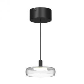 Pendule, Lustre suspendate - Lustra LED suspendata Float sticla transparenta