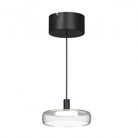 Pendule, Lustre suspendate - Lustra LED suspendata Float sticla transparenta