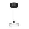 Lustra LED suspendata Float sticla transparenta