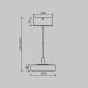 Pendule, Lustre suspendate - Lustra LED suspendata Float sticla transparenta