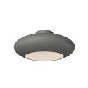 Lustra LED aplicata tavan din aluminiu gri Aros