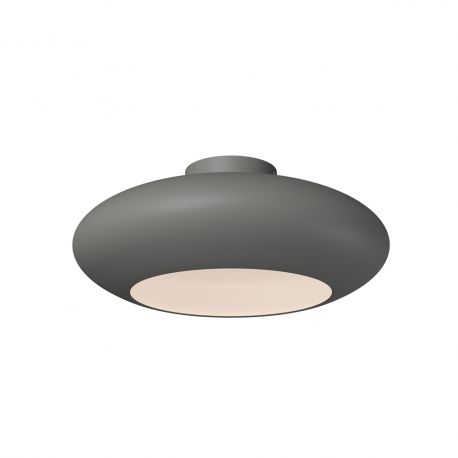 Lustre aplicate - Lustra LED aplicata tavan din aluminiu gri Aros