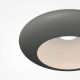 Lustre aplicate - Lustra LED aplicata tavan din aluminiu gri Aros