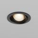 Iluminat pentru baie - Spot incastrabil LED directionabil IP44 Lens negru 3000K 12W