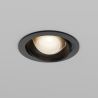 Spot incastrabil LED directionabil IP44 Lens negru 3000K 12W