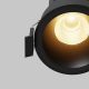 Spoturi tavan fals - Spot incastrabil LED Dip negru 2700K 10W