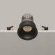 Spoturi tavan fals - Spot incastrabil LED Dip negru 2700K 10W