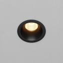 Spot incastrabil LED Dip negru 2700K 10W