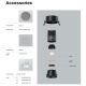 Spoturi tavan fals - Spot incastrabil LED Dip alb 3000K 10W