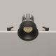 Spoturi tavan fals - Spot incastrabil LED Dip negru 3000K 10W