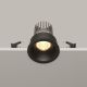 Spoturi tavan fals - Spot incastrabil LED Dip negru 3000K 10W