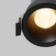 Spoturi tavan fals - Spot incastrabil LED Dip negru 3000K 10W